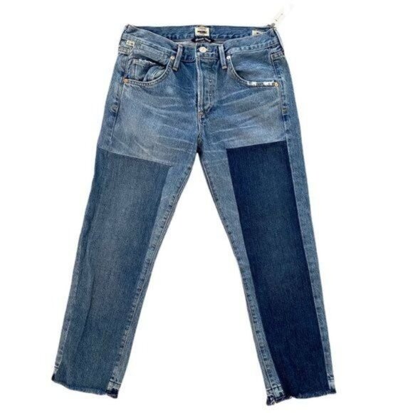 Anthropologie Citizens of Humanity Emerson Straight Leg Jean Medium Blue W25 NWT - Picture 8 of 14